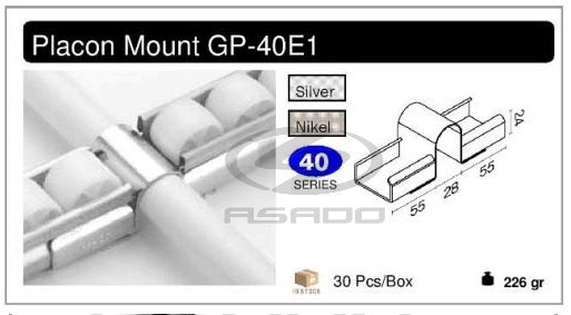 Đầu đỡ thanh truyền GP-40E1-dau-do-thanh-truyen-placon-track-mount-GP-40-e1-hn-PM-4010da